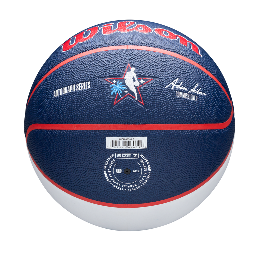 NBA ALL-STAR 2026 オートグラフボール バスケットボール - ホワイト