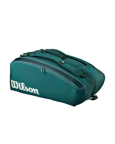 ウィルソン BLADEラケットバッグ　15本収納　テニス　バドミントン BLADE V10 15PK RACKET BAG Green by Wilson Japan Racquet online