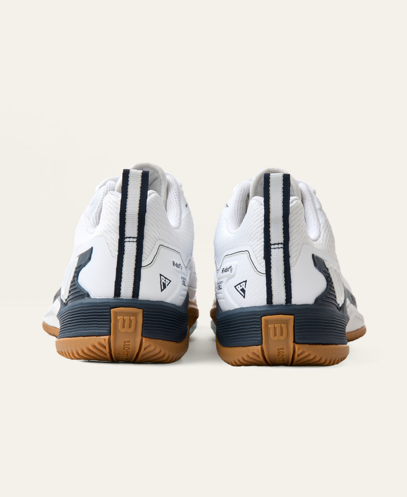 RUSH PRO 4.5(メンズ)オールコート - ホワイト/ネイビー RUSH PRO 4.5(メンズ)オールコート - ホワイト/ネイビー