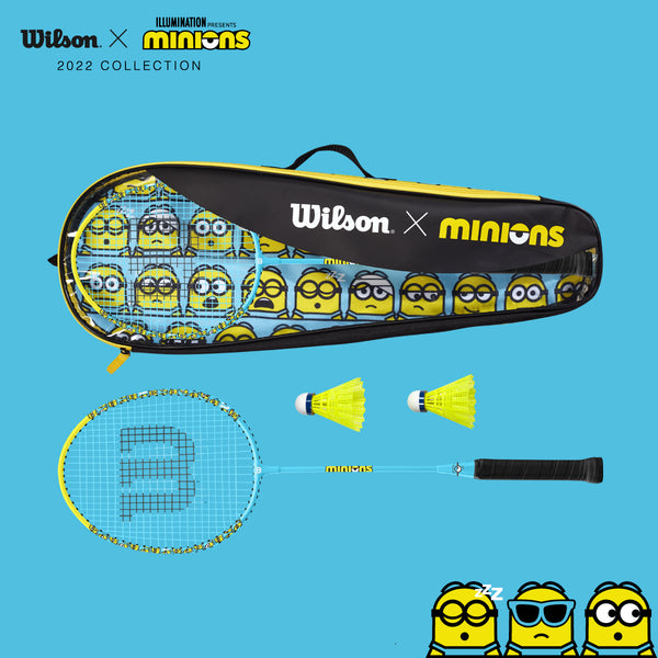 MINIONS 2.0 JR BADMINTON SET by Wilson Japan Racquet online