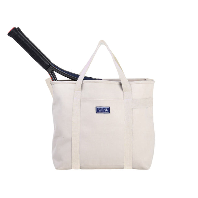 ONE BEAR CANVAS TOTE NATURAL