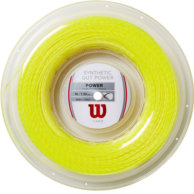 SYNTHETIC GUT POWER 200M REEL Yellow 16G