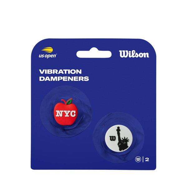 US OPEN DAMPENERS RED/BLACK 2PK by Wilson Japan Racquet
