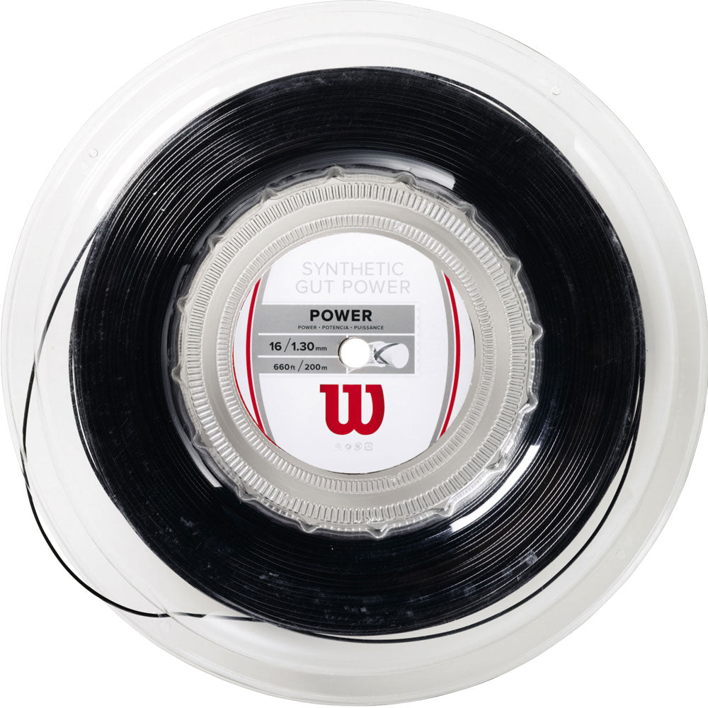 ウイルソン　ガット　Wilson SYNTHETIC GUT POWER 16 Wilson Synthetic Gut Power 16/1.30 Tennis String (Red