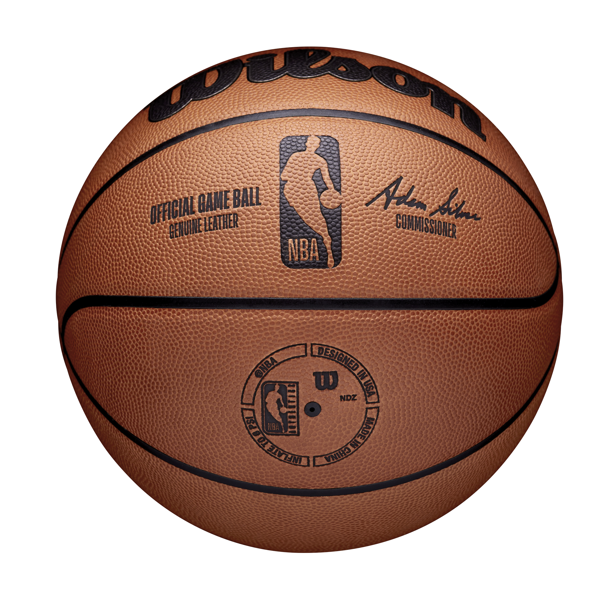 NBA公式試合球 NBA 公式ゲームボール 7号 本革製 by Wilson Japan Inflate online