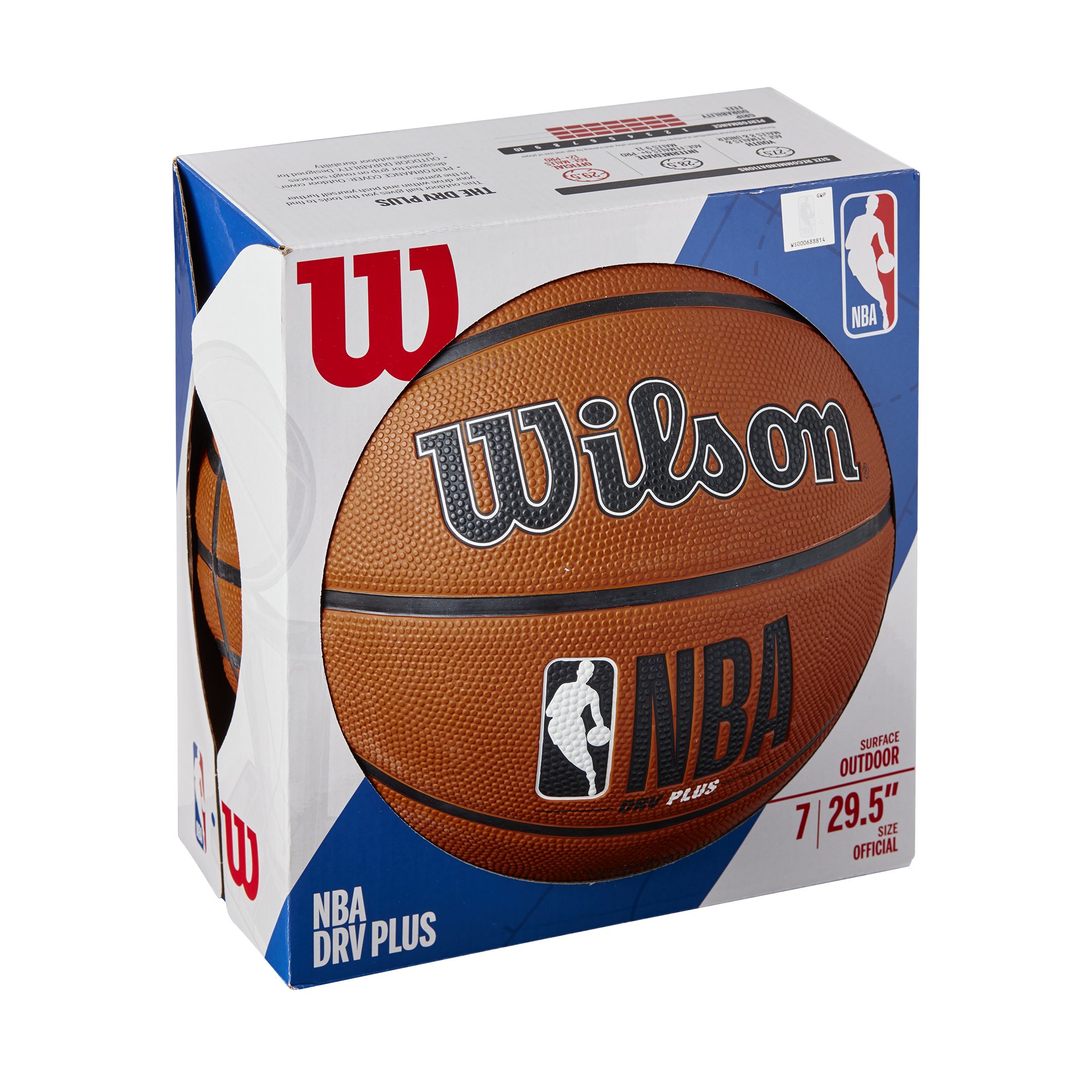 NBA バスケットボール ドライブ プラス ラバー 5号/6号/7号 by Wilson NBA バスケットボール ドライブ プラス ラバー 5号/6号/7号 by Wilson