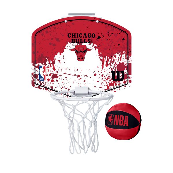 NBA バスケットボール ミニフープ シカゴ・ブルズ（プラスチック製 